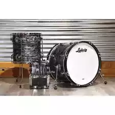 Ludwig Classic Maple 3pc 20/12/14 Drum Set Vintage Black Oyster