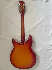 Flame Maple Top Semi-Hollow Body 6 Strings 381 Rickenback style electric guitar