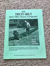 1971 Troy-Bilt Roto Tiller power composter catalogue.