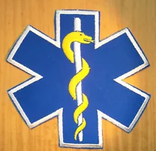 GEMSCO NOS Vintage EMS - STAR OF LIFE JACKET PATCH - Original 1985 mint