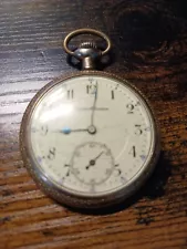 VINTAGE Ingersoll Trenton Pocket watch. Works 15 jewels