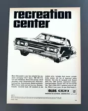 1967 Olds Oldsmobile 442 400 original magazine ad print