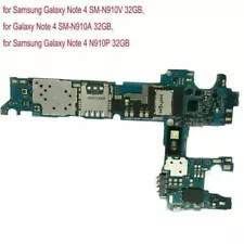 Main Motherboard for Samsung Galaxy Note 4 SM-N910V SM-N910A N910P 32GB Unlocked