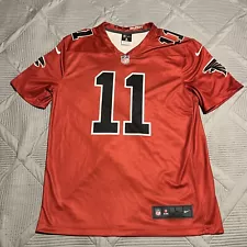 Atlanta Falcons Nike Color Rush #11 Julio Jones Men's Football Jersey Size Large