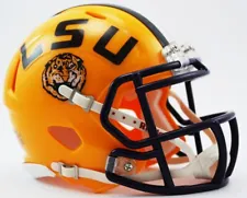 *SALE* LSU TIGERS SPEED MINI NCAA FOOTBALL HELMET - RIDDELL!