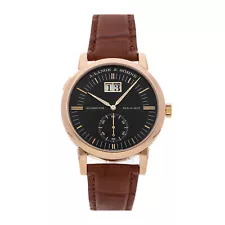 A. Lange & Sohne Grand Langematik Auto 40mm Rose Gold Mens Strap Watch 309.031