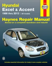 Hyundai Excel & Accent 1986-1998 Haynes Repair Manual 43015 (For: 1986 Hyundai Excel)