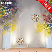 Arched Backdrop Stand Party Background Rack Metal Iron Frame Wedding Decor US