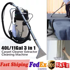 40L 3in1 Commercial Carpet Cleaning Machine, Vacuum Cleaner Extractor