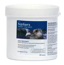 Petlife Harkers Spartrix for Canker in Pigeon, 50 Tablets