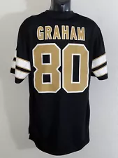 New Orleans Saints Jersey Shirt NFL #80 Graham Sz L