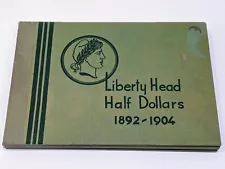 Vintage Meghrig Coin Folder For Liberty Head Half Dollars From 1892-1904