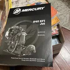 90-8M0122848 2018 Mercury Marine Service Repair Manual 240 EFI Jet Drive