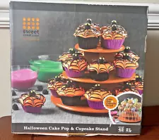 Cake Pop & Cupcake Stand Orange Sweet Creations Open Box Parts Sealed Party