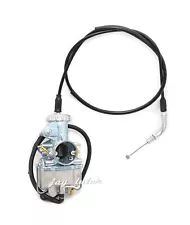 Carburetor and Throttle Cable For Honda CB100 CL100 CL125S SL125 SL100 TLR200