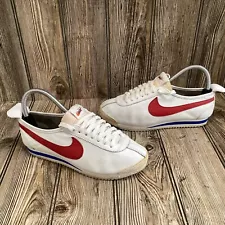 RARE~ Nike Cortez ‘72 Premium White/Red/Blue OG Gump Soft Leather Women’s 6.5 US