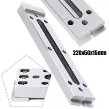 220x15x50mm CNC Wire EDM Fixture Board Stainless Jig Tool For Clamping Leveling