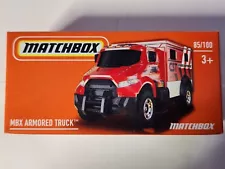 Matchbox Power Grabs MBX Armored Truck Red 85/100