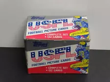 1985 Topps USFL Football Complete 132 Card Factory Box Set Steve Young Kelly RC