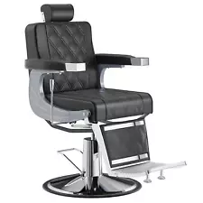 Reclining Retro Barber Chair for Barbershop,Barber Salon Beauty Tattoo Equipment