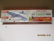 Vintage Carl Goldberg Lil'l Jumpin' Bean Controline Model Airplane Kit