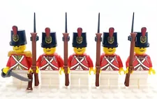 British Line Infantry Soldiers Napoleonic Wars made with real LEGO® Minifigure