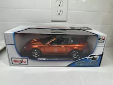 Ford SVT Mustang Cobra Convertible 1/18 Maisto Premium Special, 2003 Orange Meta