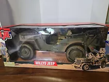 Rare: GI Joe: Willy's Jeep with 30 Caliber machine gun: 1/6 NEW