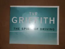 TVR Griffith brochure