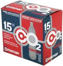 15-Count CO2 Cartridges for Air Rifles and Air Pistols, 12-GRAM CO2 POWERLETS