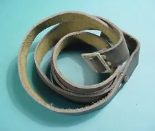 Finnish M27 M39 Green Leather Sling Mosin Nagant Complete W/Square Buckle MINT