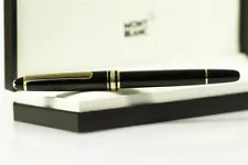 Montblanc Gold Finish Meisterstuck Classique Luxury Rollerball Pen 163P