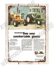 1973 Oliver 2255 Cat V8 Moline G1355 Tractor Country Farm House metal tin sign