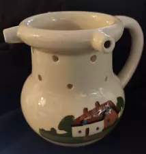 Dartmouth Pottery Puzzle Jug, Mottoware Torquay Ware