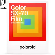 New Sealed Polaroid SX-70 Color Film for all Polaroid SX-70 Cameras - 8 Photos