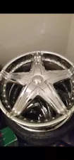 20 inch chrome rims and tires used good condition