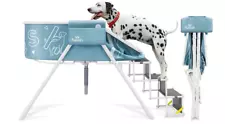 NEW Big Dipper Dog Bath Tub with Stairs, Foldable Wash Station for Large Dogs