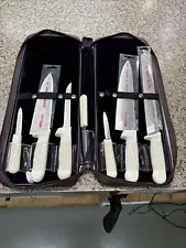 Dexter Russell Sani-Safe knives SET OF 7 IN CASE