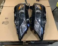 For 2015-2019 Chevy Impala Black Headlights Assembly Headlamps Left+Right 15-19 (For: 2018 Impala)