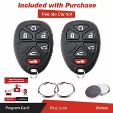 Sale For 2x 2007 2008 2009 2010 2011 2012 2013 2014 GMC Yukon Remote Car Key Fob