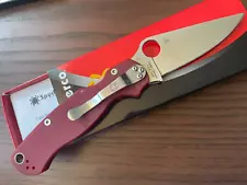 Spyderco Paramilitary 2 (C81GPRD2, M390, Red)