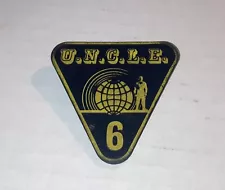 1965 Ideal Man From UNCLE plastic Triangle Badge From Various Sets-U.N.C.L.E.