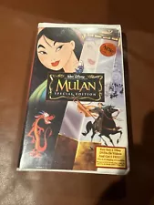 Disney Mulan VHS 2004 Special Edition Factory Sealed Clamshell Case New