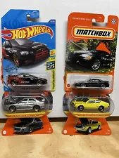 Hot Wheels Matchbox Moving Parts Mitsubishi Lot Lancer Evolution 3000GT Celeste