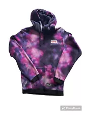 NIKE x NASA Official Stargazer Club Galaxy Tie-Dye Hoodie Sweatshirt Size S