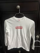 NEW Supreme Box Logo Long Sleeve L/S Tee White T Shirt Sealed Size Small