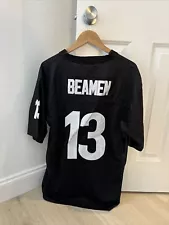 Willie Beamen #13 Any Given Sunday Sharks Football Jersey Jamie Foxx Black Sz L