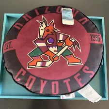 RARE ~NHL ARIZONA COYOTES Hockey Puck Pillow, New with tags