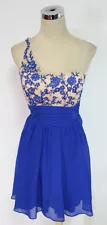 MASQUERADE Electric Blue Dance Party Dress 9 - $90 NWT