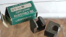 Greenfield Little Giant No. 380 Adjustable Die Set 3/8"- 24 NF Made in USA